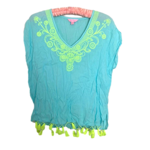 Lilly Pulitzer Serene Blue Kathleen Tunic S/M - Picture 1 of 6